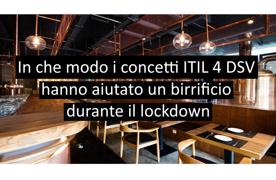 ITIL 4 DSV applicato durante il Lockdown